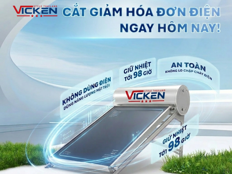 Máy nước nóng năng lượng mặt trời dùng bao lâu